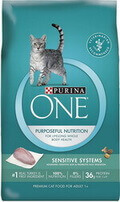 Purina ONE Sensitive Systems Adult Dry Cat Food