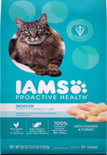 Iams ProActive Health Indoor Weight and Hairball Care Dry Cat Food